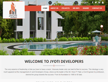 Tablet Screenshot of jyotidevelopers.com